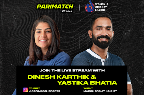 Parimatch Sports Hosts Live Meet & Greet Session With Dinesh Karthik and Yastika Bhatia