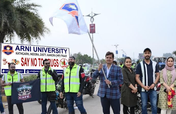 Arni University’s Two-Day Bike Rally Passes on Strong Messages – ‘Say NO to Drugs’ and Empower Women