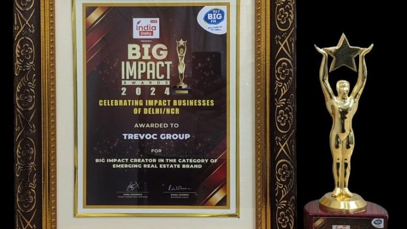 TREVOC Bags the “Emerging Real Estate Brand” Award at the “Big Impact 2024” Awards