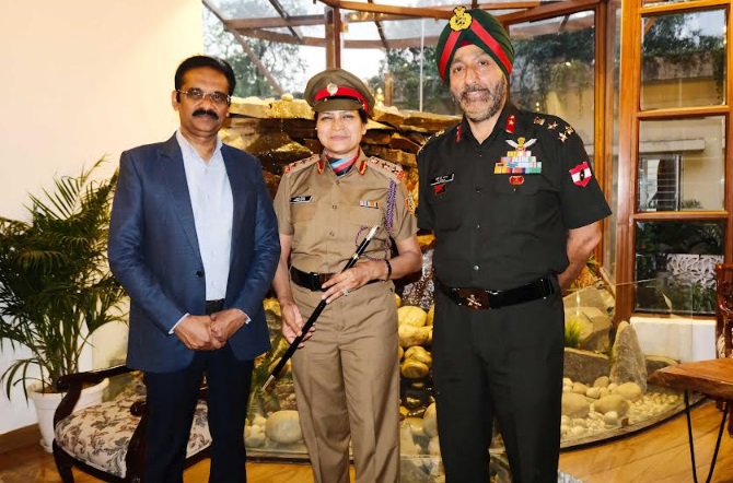 LPU’s Pro-Chancellor, Mrs. Rashmi Mittal, Conferred with Honorary Colonel Rank