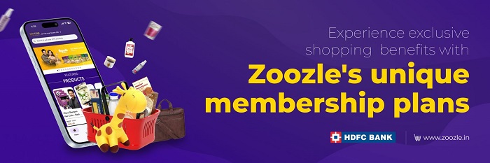 Zoozle Launches India’s First Membership Plan for E-commerce Buyers, Offers Exclusive Benefits with HDFC Bank