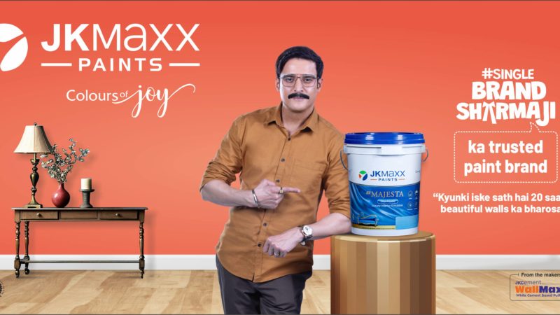 JK Maxx Paints Launches #SingleBrandSharmaJi Campaign Reinforcing Commitment to Home Beautification