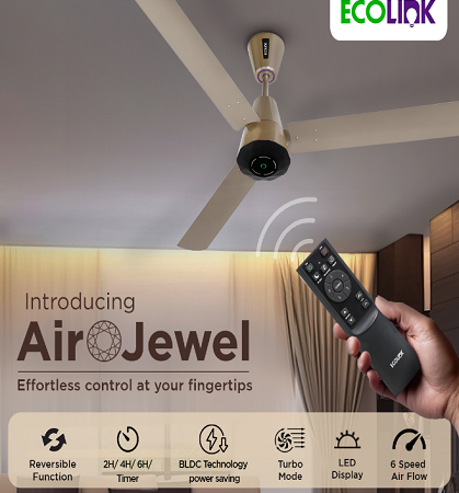 Ecolink Launches a Range of Power Packed Fans, Promising Superior Performance and Energy Efficiency