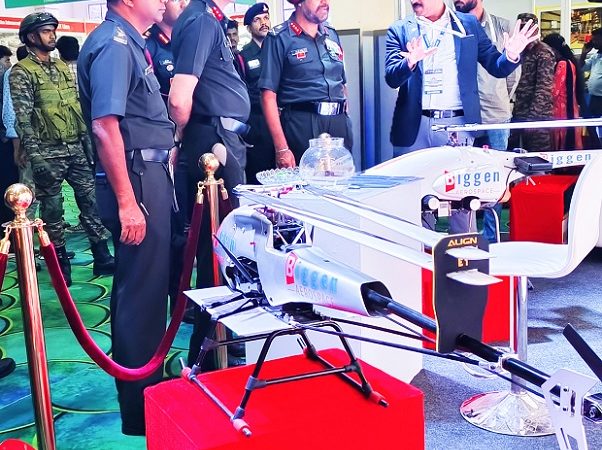 Biggen Technologies Unveils Chakra UAV Helicopters at Coimbatore Army Expo