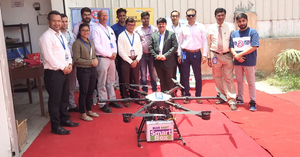 Blue Dart Successfully Commences Drone Deliveries