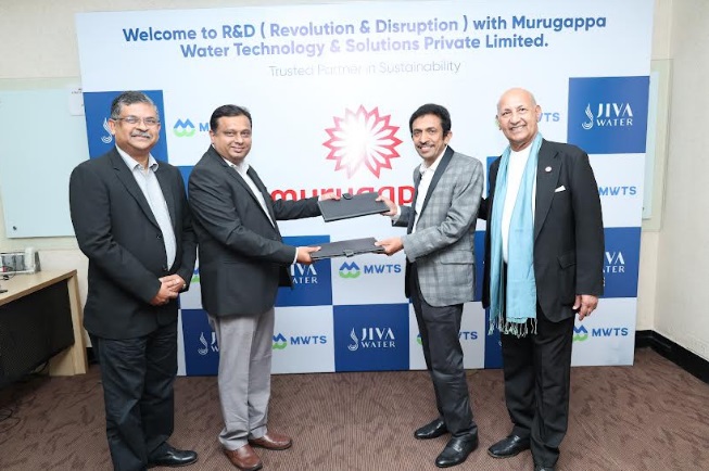 Murugappa Water Technology & Solutions Signs R&D (Revolutionary & Disruptive) MoU with Jiva Water