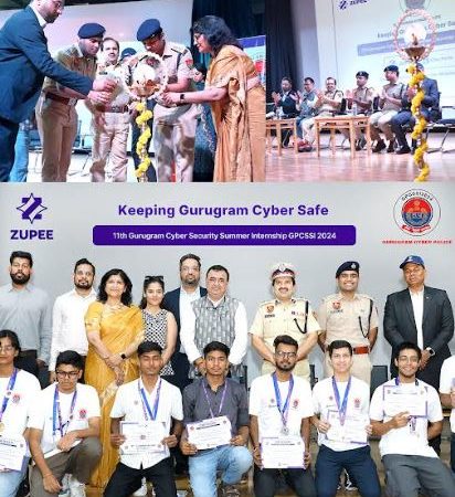 Gurugram Cyber Police and Zupee Successfully Conclude Gurugram Cyber Security Summer Internship Program (GPCSSI2024)