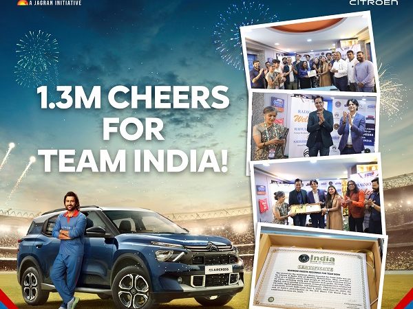 Radio City Scores Big: 1.3M Cheers for Team India in Citroen Cheer for India Campaign