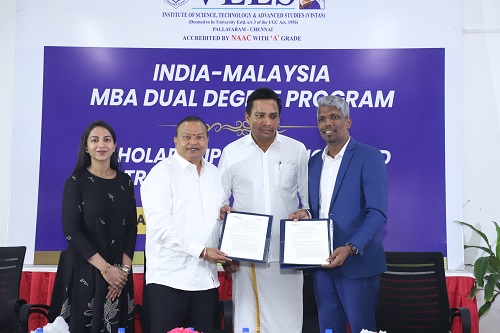 Vels University and INTI International Join Hands for a Transformative Dual Degree MBA Program at Affordable Fees