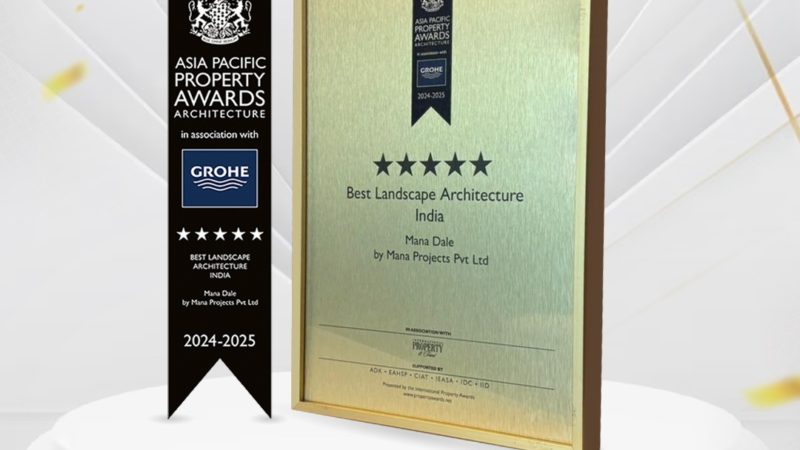 MANA Dale Shines at Asia Pacific Awards, Honoured for Sustainable Landscape Architecture, Second Consecutive Win for Sustainability