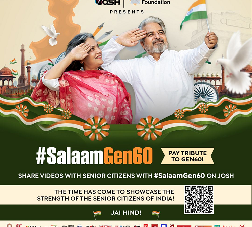 SilverStars Foundation and Josh Celebrate India’s 78th Independence Day with #SalaamGen60 Campaign: A Tribute to the Nation’s Senior Citizens