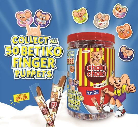 Choki Choki Chocolate Paste Launches Betiko Finger Puppets – Exciting New Consumer Promotion for Kids