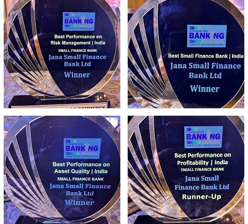 Jana Small Finance Bank Sweeps 4 Awards at ICC Emerging Asia Banking Conclave