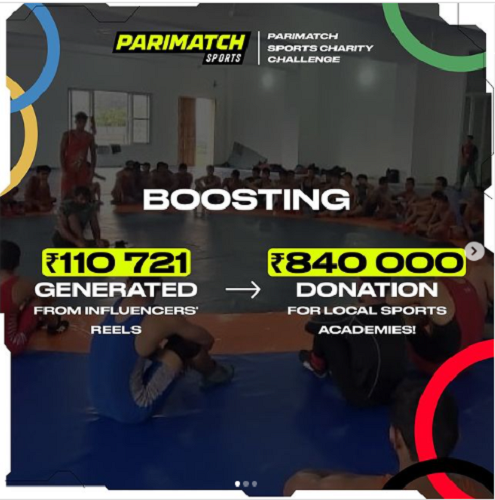 Parimatch Sports Donated Rs. 8,40,000 to India’s Renowned Sports Academies