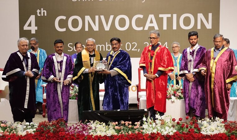 “A New Array of Leaders Graduate Today” – SRM University-AP Hosts 4th Convocation Ceremony