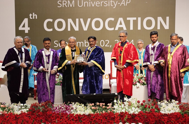 “A New Array of Leaders Graduate Today” – SRM University-AP Hosts 4th Convocation Ceremony