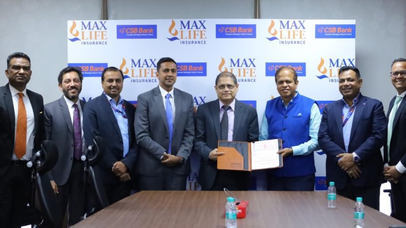 Max Life Partners with CSB Bank to Offer a Comprehensive Range of Life Insurance Solutions