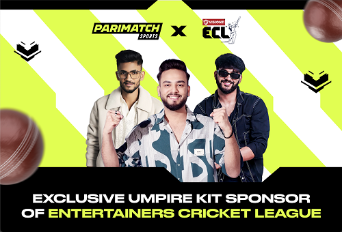 Parimatch Sports Teams Up with Entertainers Cricket League as Exclusive Umpire Kit Sponsor