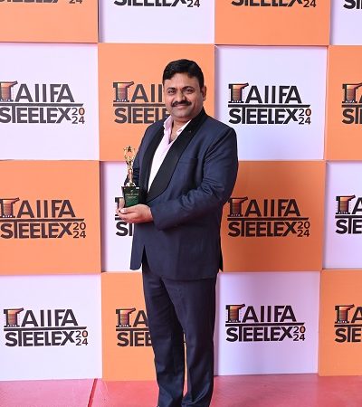 Suresh Goyal, Chairman and Managing Director of Sambhv Steel Tubes Ltd., Honoured with Excellence in Market Presence Award at AIIFA Steelex Awards 2024