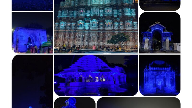 Iconic Monuments in India Turned Blue on October 4, in Support of Smile Train’s Guinness World Records&trade; Attempt for World Smile Day