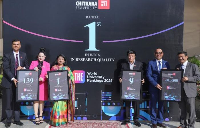 An Incredible Achievement for Chitkara University in the THE World University Rankings 2025