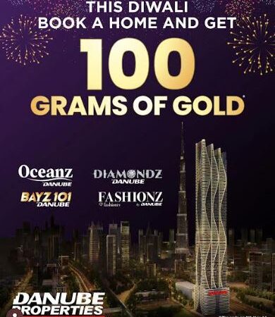 Danube Group Launches Exclusive Diwali Bonanza Offering 100 Grams of Gold to Indian customers