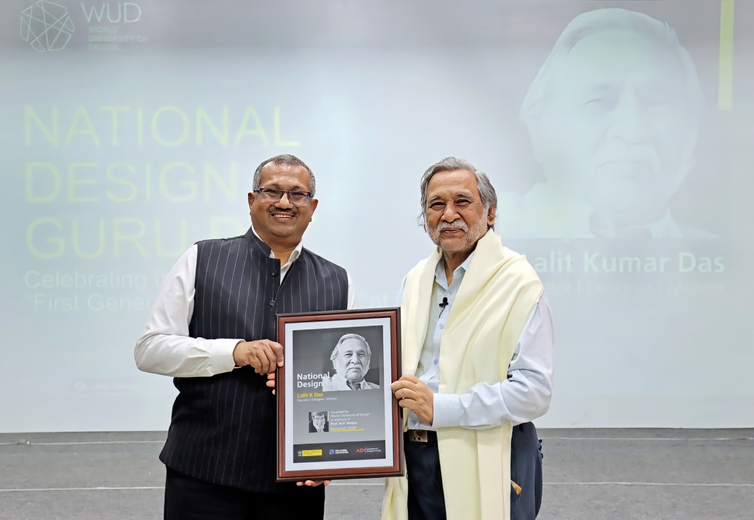 World University of Design Honors Prof. Lalit Kumar Das with the 2024 “Design Guru” Award