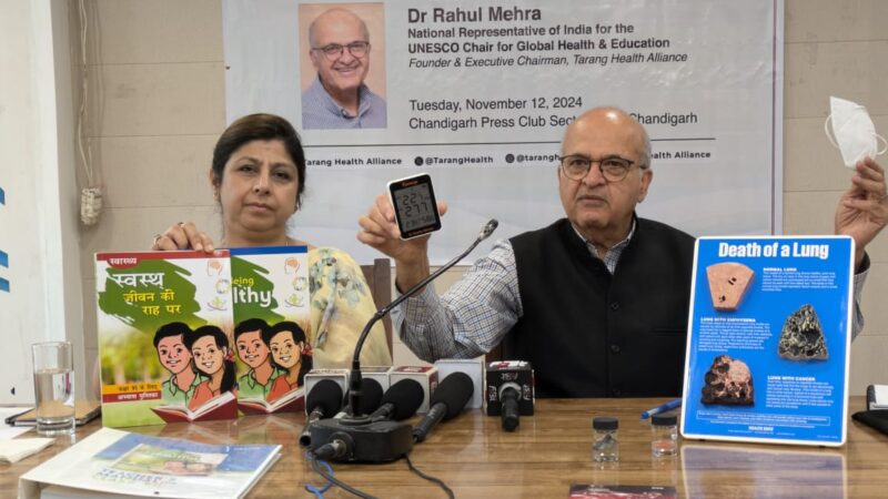 As Air Quality Worsens, Global Scientist Urges Haryana to Lead with Mandatory Health Education for Children