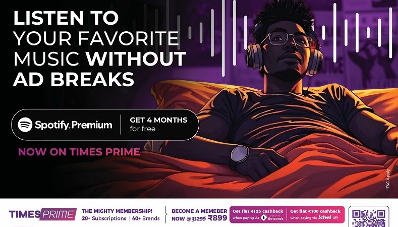 Times Prime Partners with Spotify to Offer Exclusive 4-Month Free Premium Membership for Members