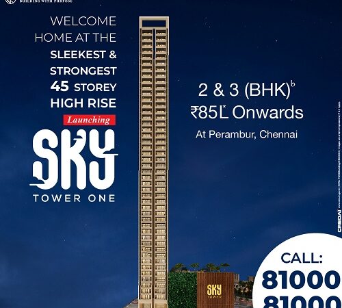 SPR India Launches Sky Tower 1, a Premium 45-Storey High-Rise Residential Tower in Perambur