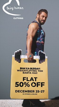 Celebrate ‘Bhai ka Budday’ with Salman Khan: Last Two Days to Enjoy Flat 50 Percent Off on Being Human Clothing