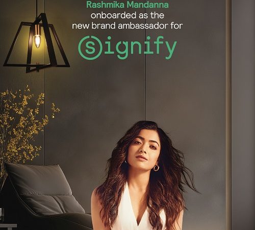 Signify Onboards Rashmika Mandanna as their Brand Ambassador, Kicks off an Era of Style and Innovation