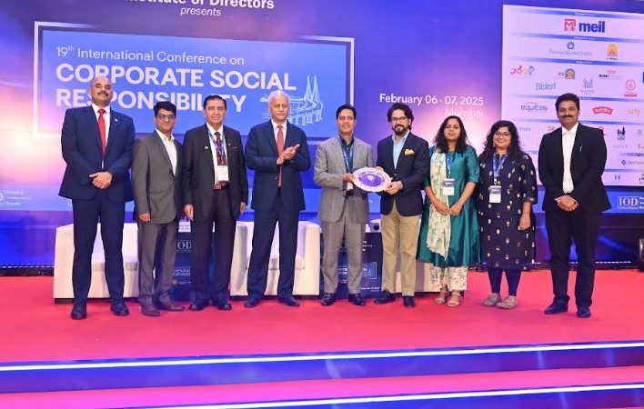 SMFG India Credit Wins the Prestigious Golden Peacock Award for Corporate Social Responsibility 2024