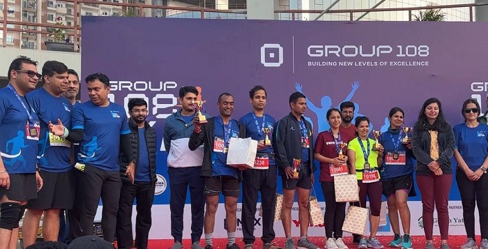 Group 108 Hosts Runathon “Group 108 10K Run”, Draws 800+ Runners Promoting Fitness and Community Spirit