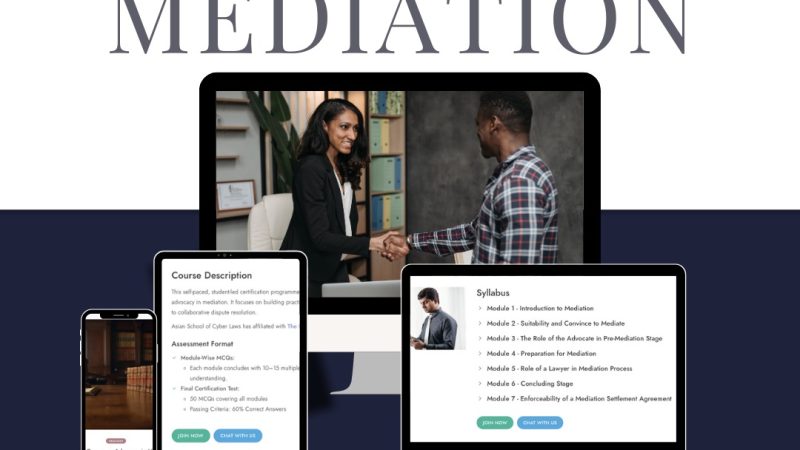 ASCL-PACT Launch Certificate Course in Mediation Advocacy