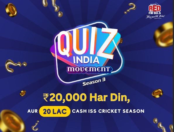 Red FM Announces Season 3 of the Quiz India Movement – The Ultimate T20 League Quiz Challenge