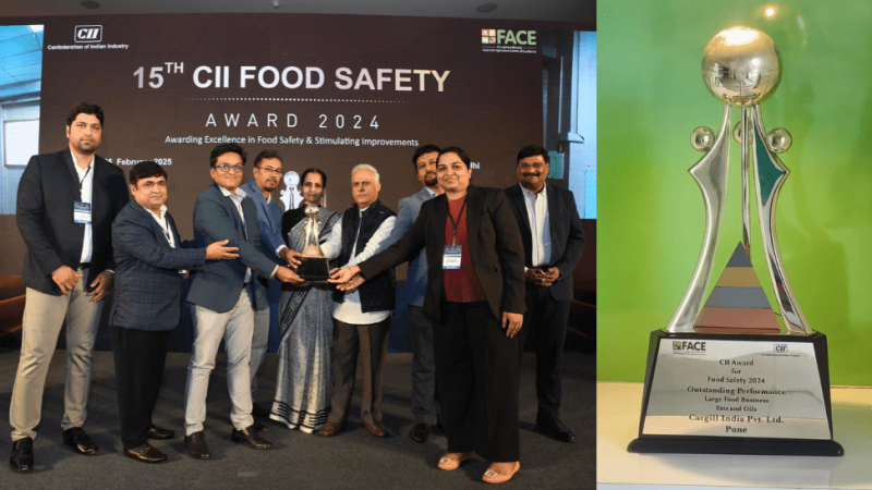 Cargill Recognized for Outstanding Performance and Strong Commitment in Food Safety at CII Food Safety Awards 2024