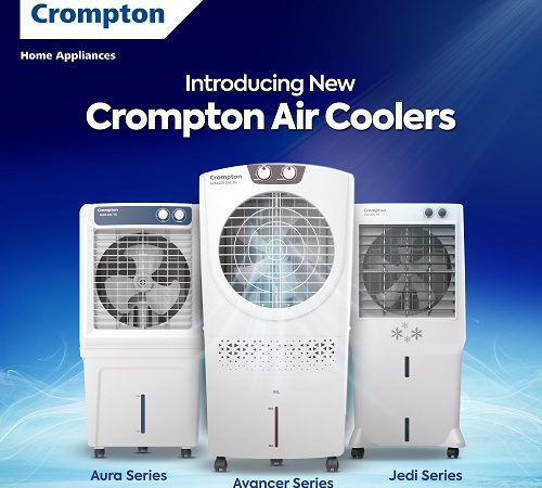 Crompton Rolls Out its All New Range of Aura, Avancer & Jedi Air Coolers for an Effortless Summer Cooling Experience