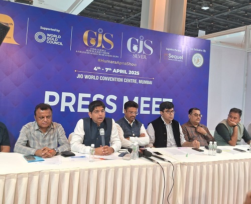 GJC to host 7th India Gems and Jewellery Show 2025 from 4th to 7th April 2025 to Cater Akshaya Tritiya and Wedding Season Demands