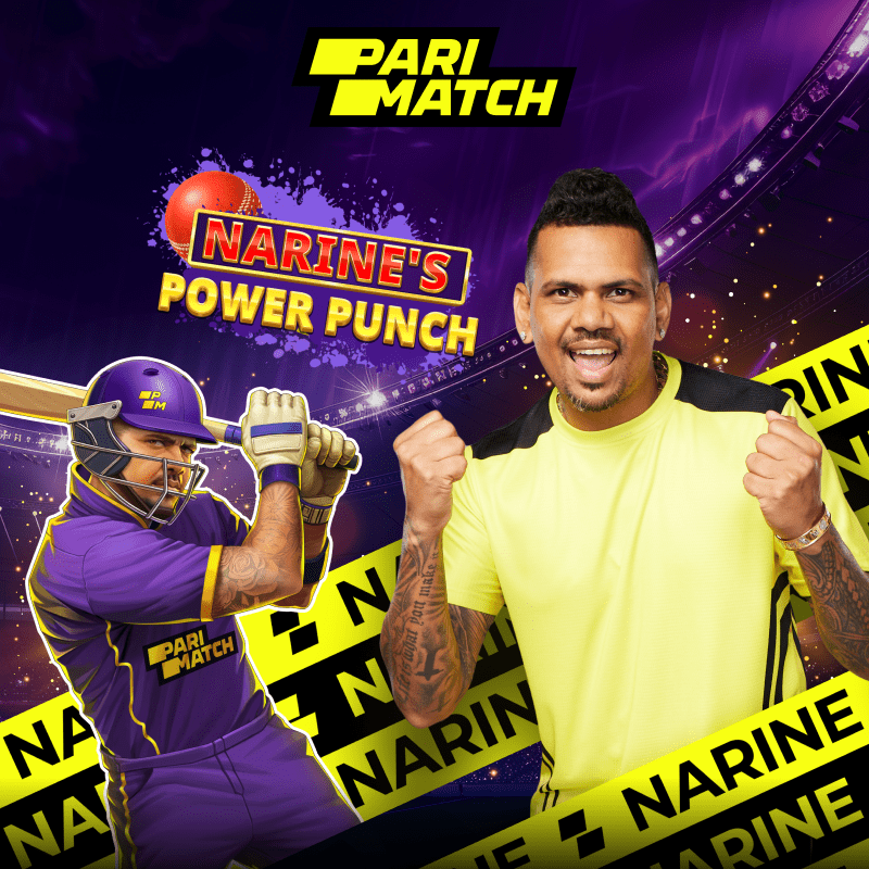 Star Power in Action: Sunil Narine Takes Centre Stage in Parimatch’s New Game