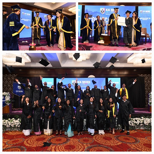 KK Modi University Hosts Grand Convocation Ceremony Graced by His Excellency, Shri Ramen Deka, Honorable Governor of Chhattisgarh