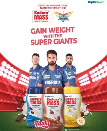 Endura Mass Becomes Official Weight Gainer Nutrition Partner for Lucknow Super Giants