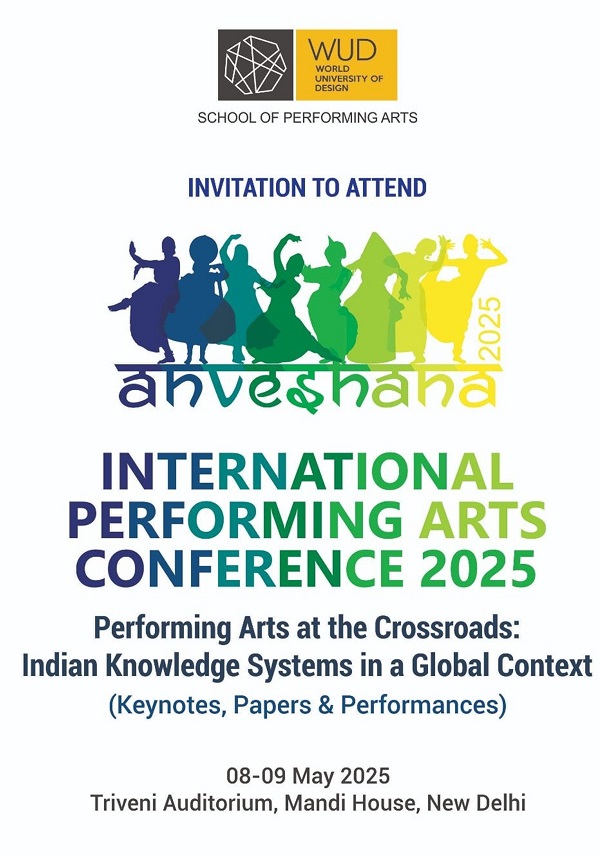 World University of Design to Host ANVESHANA 2025 on Indian Knowledge Systems through Performing Arts