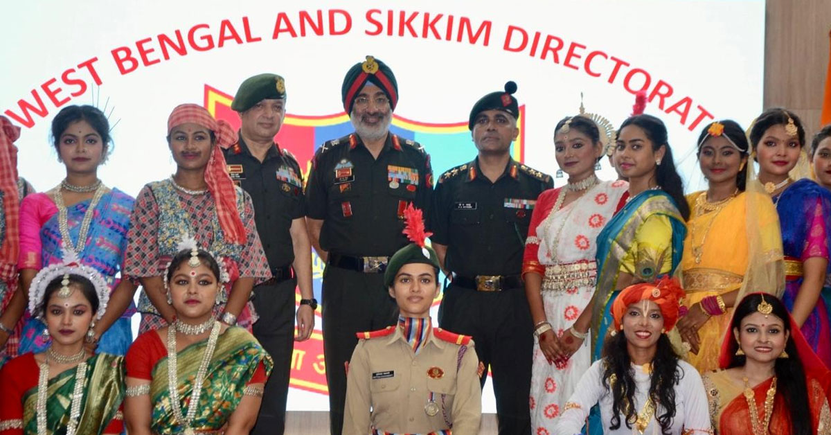 DIRECTOR GENERAL NCC VISITS WEST BENGAL & SIKKIM NCC DIRECTORATE TO FELICITATE CADETS & REVIEW ONGOING NCC EFFORTS OF YOUTH EMPOWERMENT