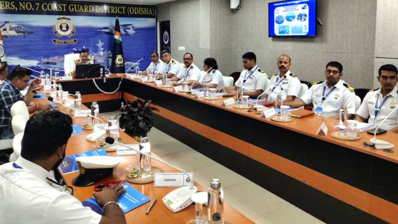 MARITIME SEARCH AND RESCUE WORKSHOP AND TABLE TOP EXERCISE BY INDIAN COAST GUARD AT PARADIP ON 08-09 APR 25