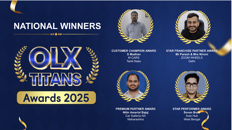 OLX India Hosts Titans Awards 2025 to Honor Top Used Car Dealer Partners