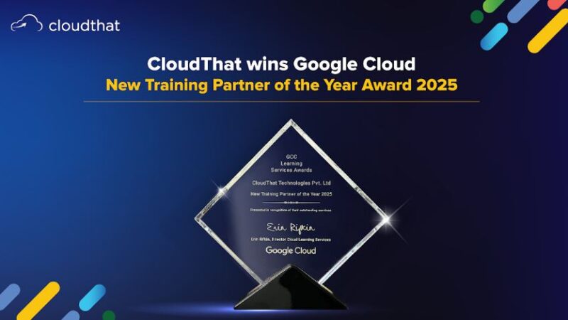 CloudThat Wins Google Cloud New Training Partner of the Year Award 2025