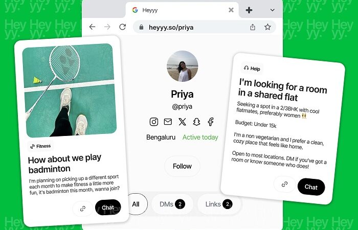 Aisle Founder Launches Heyyy – A Link-in-Bio Social Network