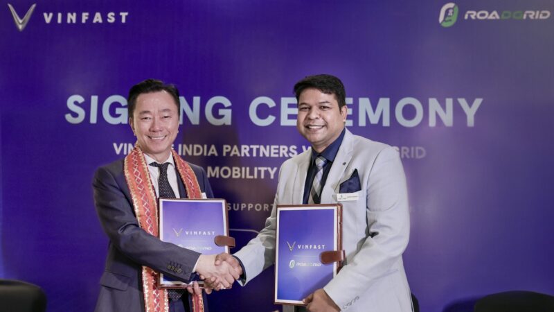VinFast Signs India’s RoadGrid to Builds Strong Charging and Aftersales Support, Aiming for 120 Extended Service Workshops before First Vehicle Delivery