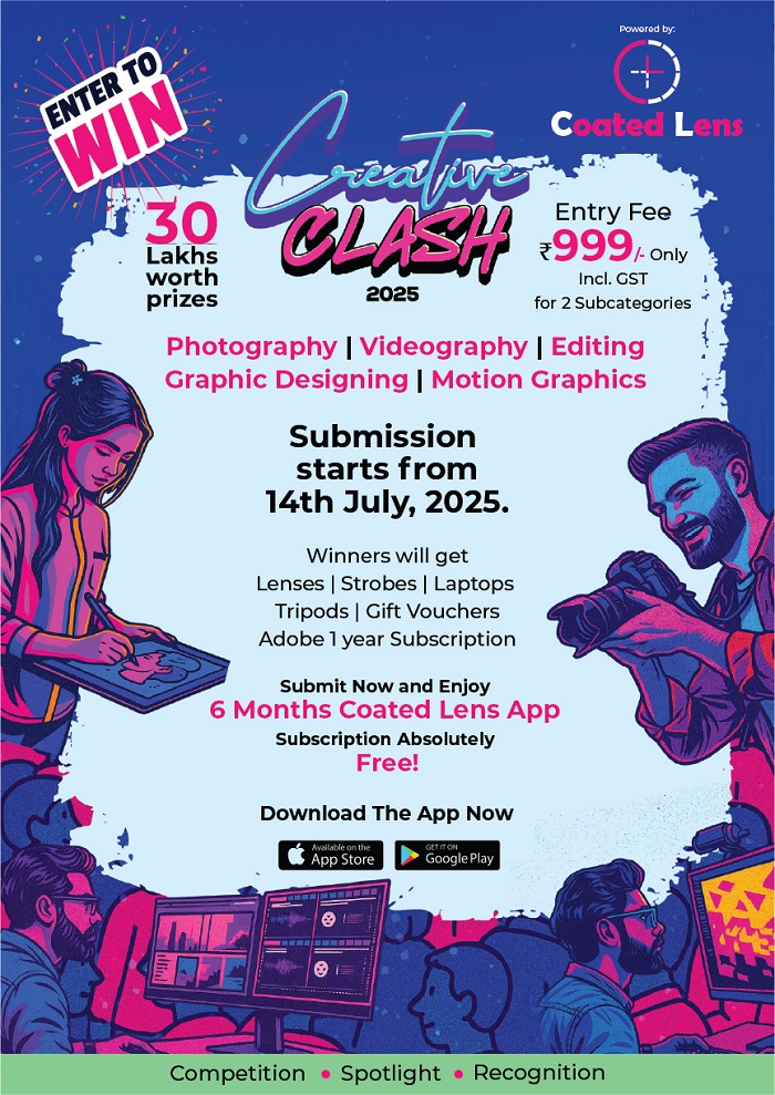 Coated Lens – The Platform Connecting Creative Professionals with Brands & Clients – Launches Creative Clash 2025
